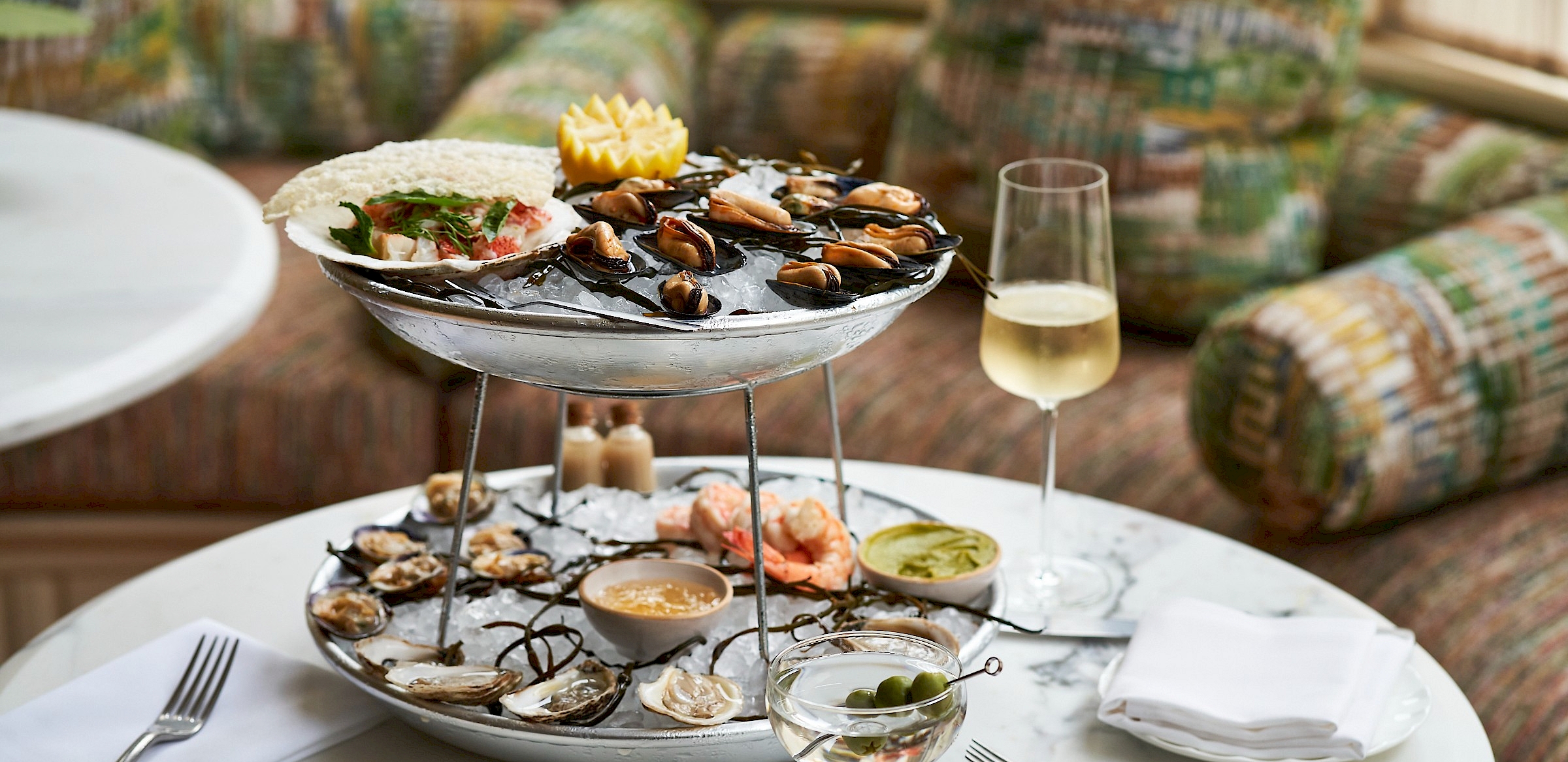 A plate of perfectly shucked oysters