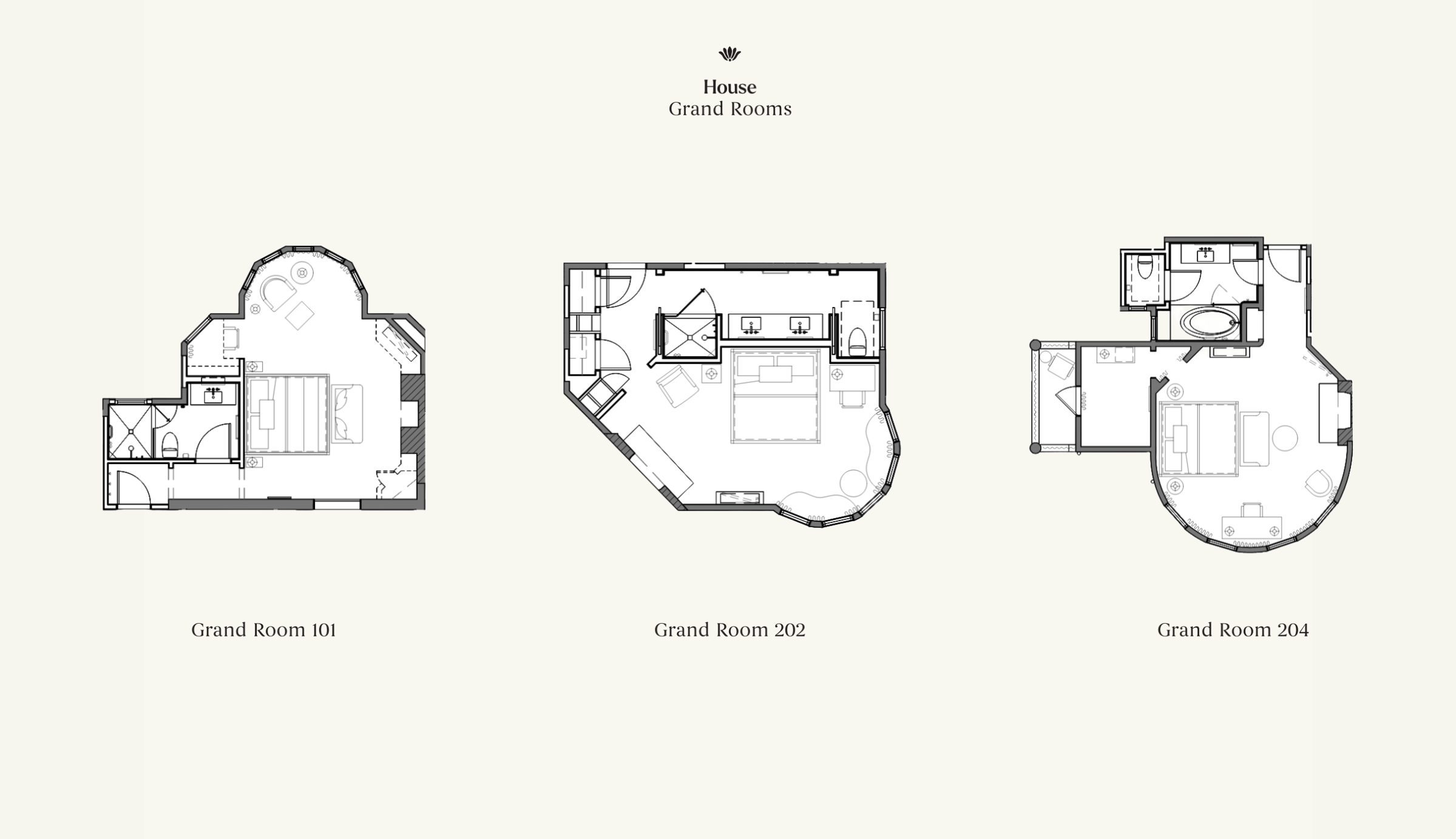 Floor plans for Belden House Grand Rooms