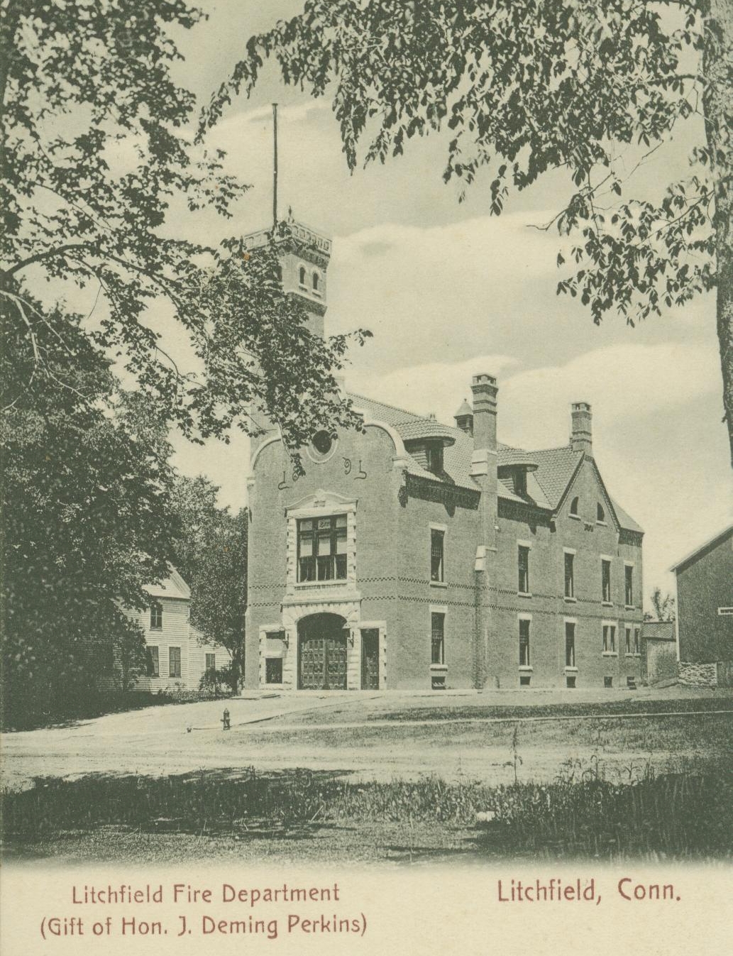 View of the Litchfield Firehouse