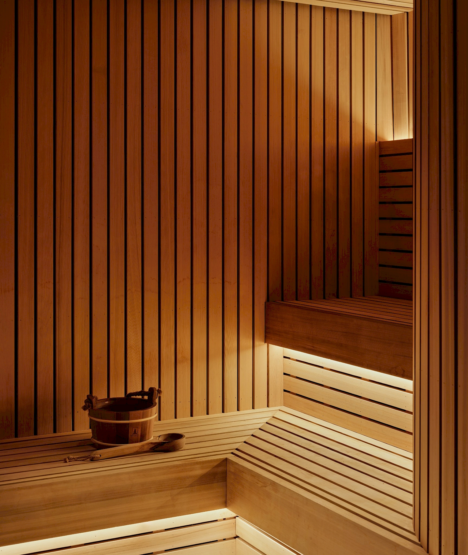 a gorgeous sauna